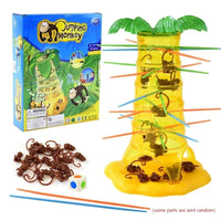 Multiplayer Tabletop Climbing Monkeys Game – Fun Interactive Parent-Child Board Game, Educational Rolling Monkey Toy for Kids Econic Blanks