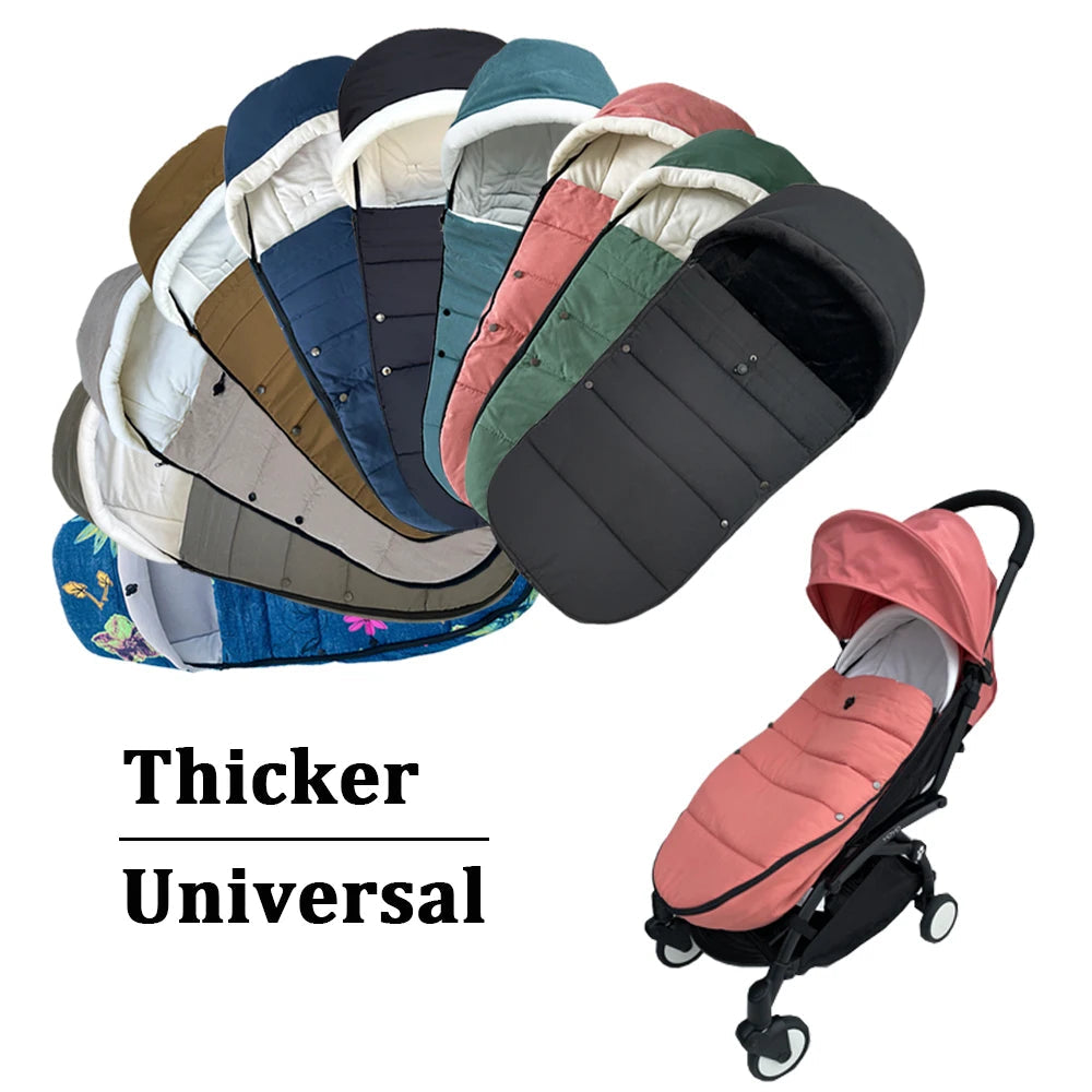 Universaln Stroller Footmuff Compatible with all YOYO Strollers and Bugaboo strollers - Windproof, Waterproof & Thermal Warm Purest Peak