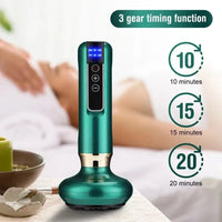 Tricolor Electric Massager GuaSha Anti Cellulite Vacuum Suction Cup Beauty Health Scraping Infrared Heat Slimming Massage Thera Quick Pick Grocers