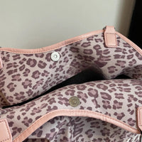 Brand Women's Shoulder Bag Y2k Fashion Sweet Polka Dot Handbag Korean Casual Versatile Leopard Print Brown Frosted Tote Bags Quick Pick Grocers