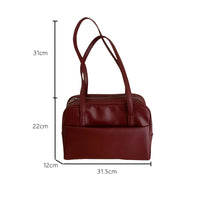 Korean Style Large Capacity Single Shoulder Women's Bag Versatile Vintage Underarm Bag Autumn 2025 New Arrival Tote Bag Quick Pick Grocers