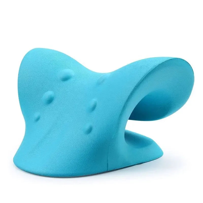 Neck Shoulder Stretcher Relaxer Cervical Chiropractic Traction Device Massage Pillow for Pain Relief Cervical Spine Alignment Quick Pick Grocers