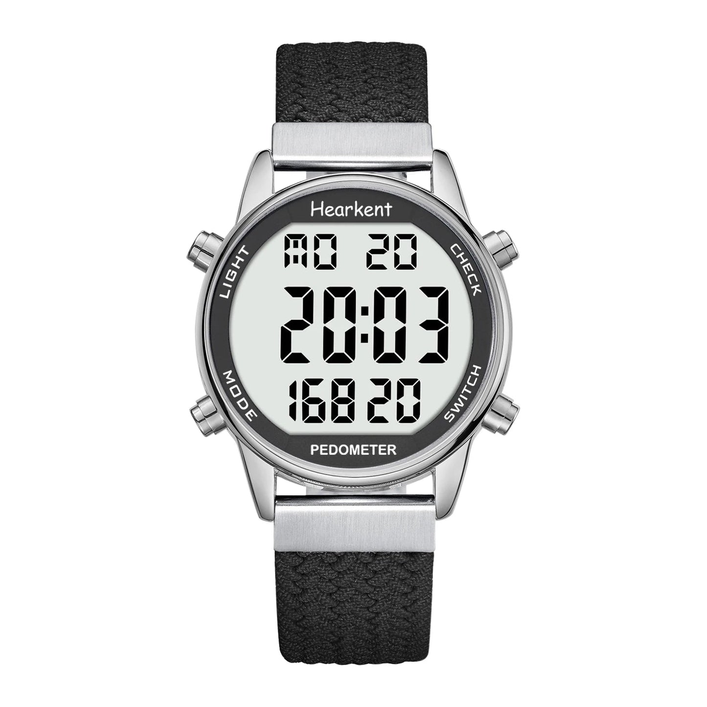 Hearkent Pedometer Sport Watches Step Counter Watch Women Digital Watches Calories Mile Stopwatch Countdown for Walking Tracker Quick Pick Grocers