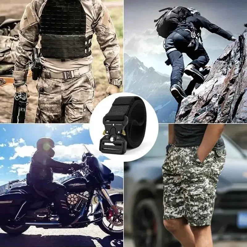 Men's Belt Outdoor Multi Function Belt High Quality Canvas For Nylon Male Luxury Belts Women's Sports Jeans Belt Neutral Belts Quick Pick Grocers