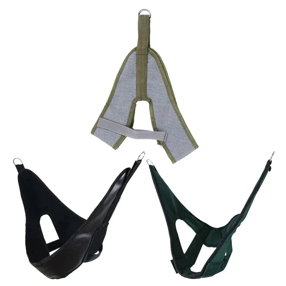 Over Door Hanging Neck Traction Kit Cushion Belt Brace Adjustable Cervical Correction Stretcher Back Head Massager Econic Blanks
