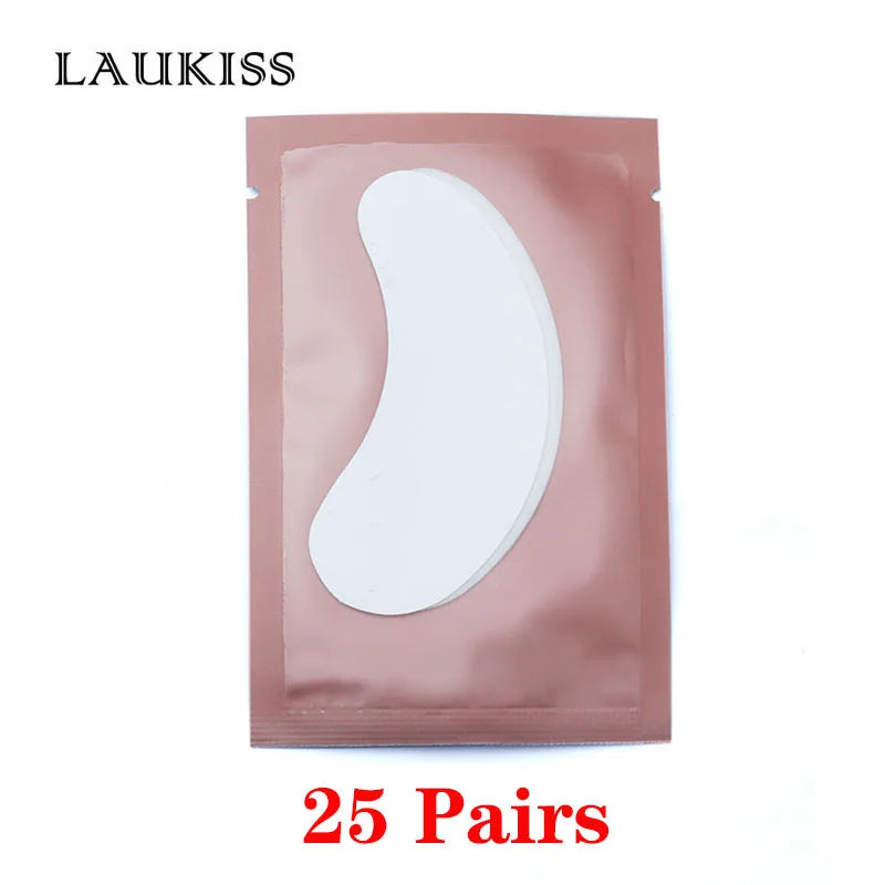 25/50/100Pairs Eye Patches Under Eyelash Pads for Building Hydrogel Paper Patches Lint Free Stickers for False Eyelashes LAUKISS Quick Pick Grocers