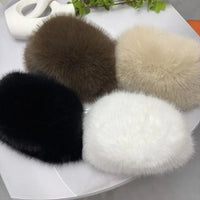 New Fluffy Fur Women's Winter Hat Winter Snow Ski Cap Female Faux Fur Thick Warm Windproof Hat Russian Hat Mink Fisherman's Hat Purest Peak