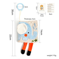 Montessori cloths Toys Magic Cotton Animal Tissue Box Kids Finger Exercise Cloth Busy Box Toys Baby Educational Activity Sensory Purest Peak