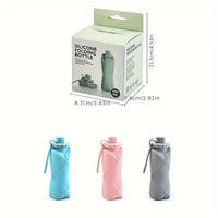 New Creative Silicone Folding Water Cup Outdoor Portable and Scalable Water Cup Sports Water Bottle Travel Water Cup Handy Cup Econic Blanks