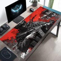 Large Mouse Pad Tactical Soldier Design Non-Slip XXL desk pad gaming accessories Stitched Edges for Home and game for fps gamer Econic Blanks