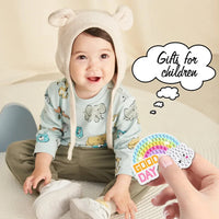 Children's cartoon unicorn magic gemstone diamond painting children's set, homemade keychain sticker art craft children's girl Econic Blanks