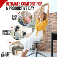Ergonomic Memory Cotton Office Cushion Hemorrhoid Cushion Chair Cushion Sedentary Artifact Student Ass Cushion Econic Blanks
