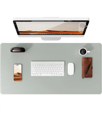 Large Mouse Pad,Office Desk Mat, Leather Desk Pad Protector, Non-Slip PU Leather Desk Blotter, Laptop Desk Pad Econic Blanks