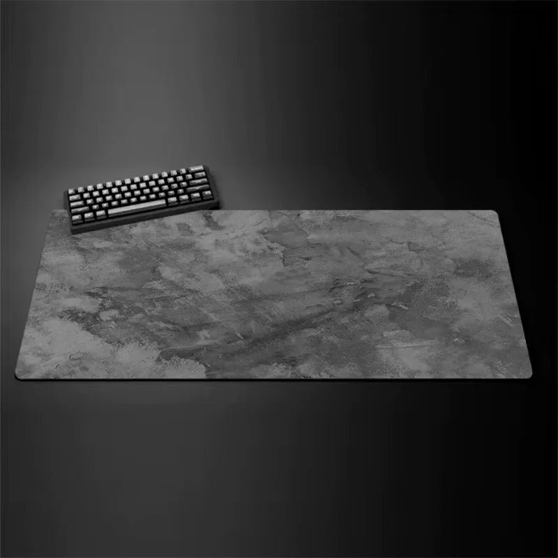 Gray mouse pad Large/Small overlocked mousepad xxl desktop keyboard table pad gray series game desk mat computer accessories Quick Pick Grocers