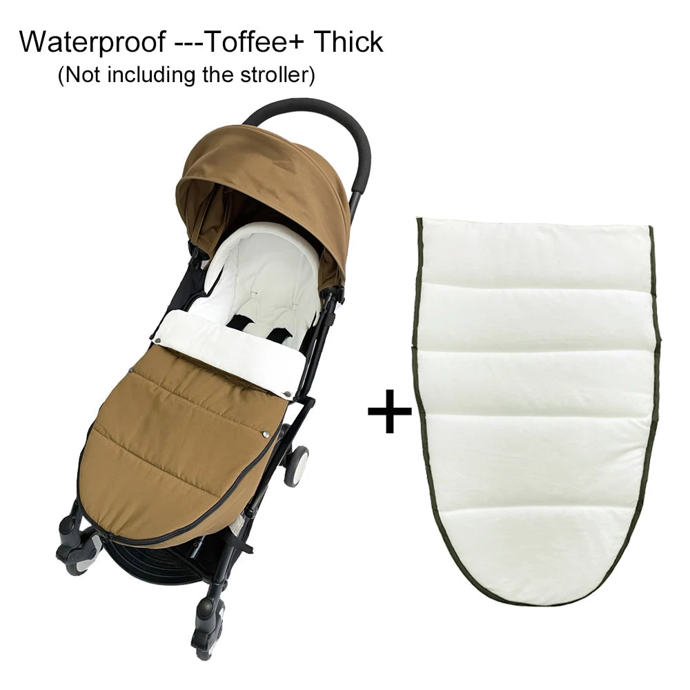 Universaln Stroller Footmuff Compatible with all YOYO Strollers and Bugaboo strollers - Windproof, Waterproof & Thermal Warm Purest Peak