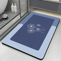 Diatomaceous Earth Bath Mat Bathroom Rug Absorbent Non-slip Floor Foot Mats Quick Dry Shower Carpet Toilet Pad Doormat Washable Quick Pick Grocers