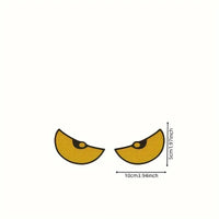 2pcs Car Demon Eye Reflective Stickers Motorcycle Improve Vehicle Visibility At Night And Driving Safety