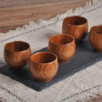 Wooden Big Belly Cups Handmade Natural Spruce Wood Cups Beer Tea Coffee Milk Water Cup Kitchen Bar Drinkware for Kitchen Quick Pick Grocers