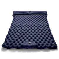 Outdoor Camping Double Inflatable Mattress Extra Wide Sleeping Pad Ultralight Folding Bed Sleeping Mat Car Travel Mat Econic Blanks