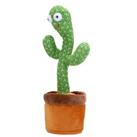 1pc Dancing Cactus Toy,Repeat Talking ,Song Speaker Wriggle Dancing Sing Talk, Plushie Stuffed ,Interaction and Decoration Econic Blanks