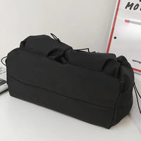Fashionable Crossbody Bag with Drawstring Accent - Spacious & Secure Zipper Closure - Includes Stylish Bag Charm Quick Pick Grocers