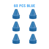 20/40/60 PCS Colorful Windproof Skate Marker Cones Roller Football Marking Cup Soccer Training Equipment Quick Pick Grocers