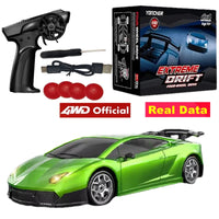 4WD Drift Racing Car 1/64 or 1/43 Mini Remote Controlled High Speed Car Radio Electric Competition Toy Gift For Kids Boys Adults Econic Blanks