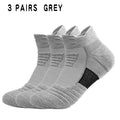 3 Pairs Breathable Mesh Athletic Terry Socks Cushioned Moisture-managing and Durable Reduces Foot for Running Hiking & Sports Quick Pick Grocers