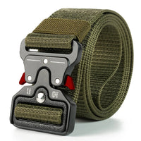Genuine Tactical Belt Quick Release Outdoor Military Belt Soft Real Nylon Sports Accessories Men And Women Black Belt Quick Pick Grocers