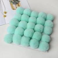 Pompom 5cm 6cm 8cm Fluffy Fur Ball Soft Pompon DIY Pompons For Keychain Sewing On Scarf Hats Shoes Apparel Craft Supplies Econic Blanks