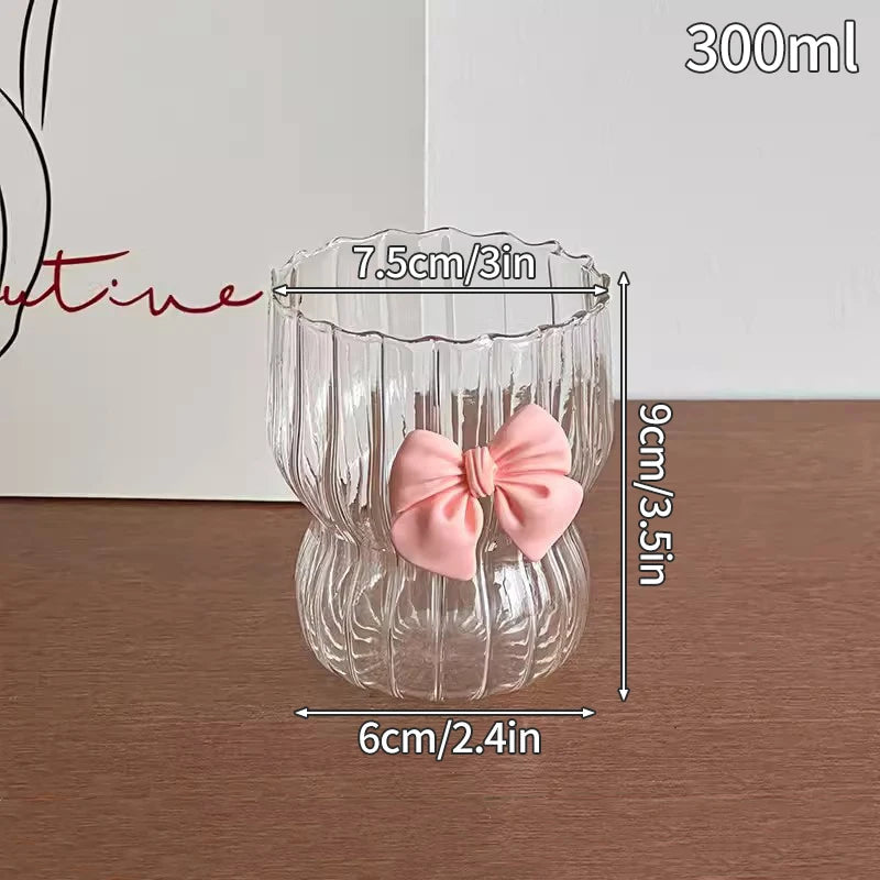 Glasses Cup Transparent Water Bottle Tumbler Whiskey Glass Drinkware Coffee Milk Juice Mug Cup Kitchen Accessory Stripe Cups 텀블러 Quick Pick Grocers