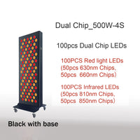 Dual Chip Red Light Therapy Panel Lamp 630nm 660nm Near Infrared Therapy Light 810nm 850nm LED Beauty Devices for Face and Body Quick Pick Grocers