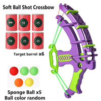 Soft Bullet Target Practice Toy for Children, Educational Shooting Practice Toys with Soft Bullets Econic Blanks