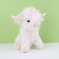 Highland Cow Plush Toy - Adorable Realistic Stuffed Animal with Long Fluffy Hair, Soft Cuddly Gift for Kids, Children & Collecto Purest Peak