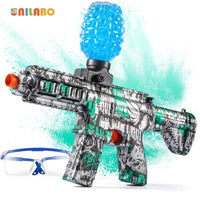M416 Electric Ball Blaster Toy Gun - High-Speed, Metallic Finish, Rechargeable - Halloween Thanksgiving Gift(Bullets Excluded) Econic Blanks