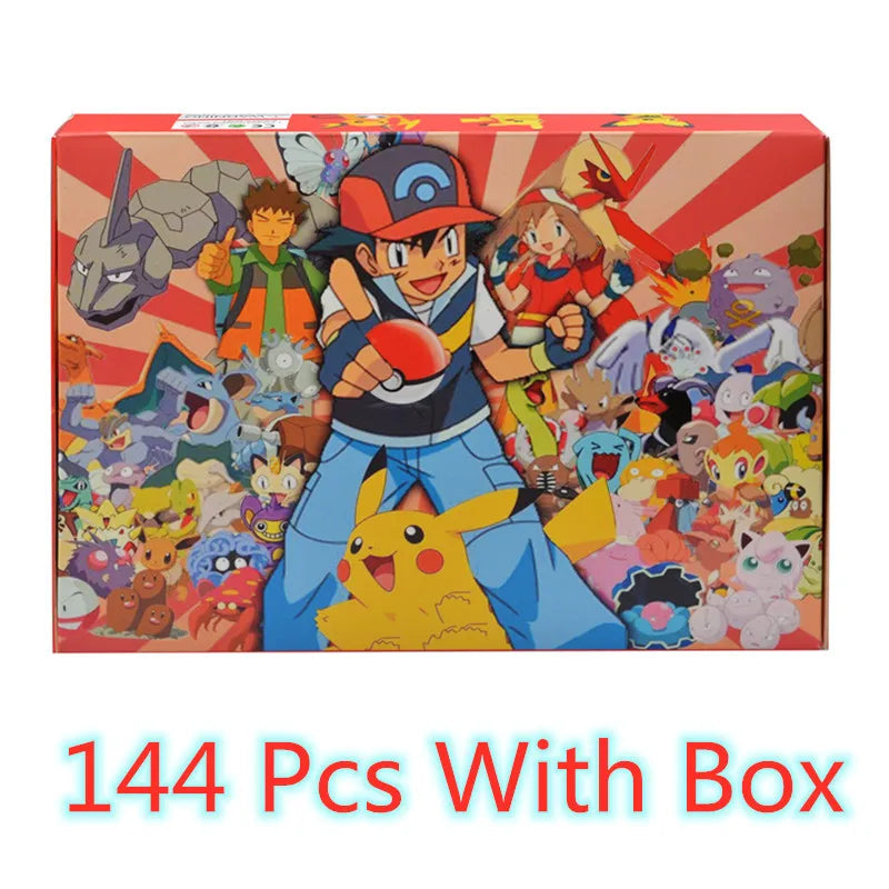 144 Style Pokemon Figure Toys Anime Pikachu Action Figure Model Ornamental Decoration Collect Toys For Children's Christmas Gift Quick Pick Grocers