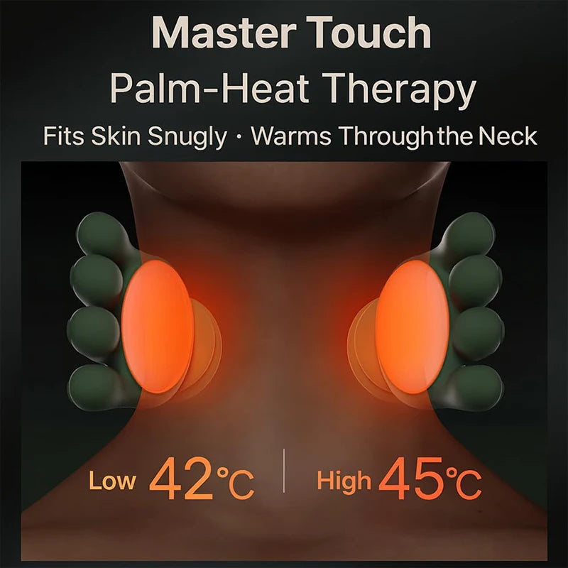 2025 Bionic Neck Shoulder Massager N7 Kneading Massager Shawl 3-Level Modes Neck Cervical Waist Leg Body Muscles Massage Pillow Purest Peak