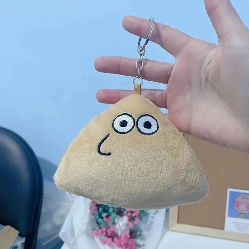 Hot 10cm Game My Pet Alien Pou Plush Keychain Furdiburb Emotion Alien Plushie Stuffed Animal Pou Doll For Kids Birthday Gift Econic Blanks