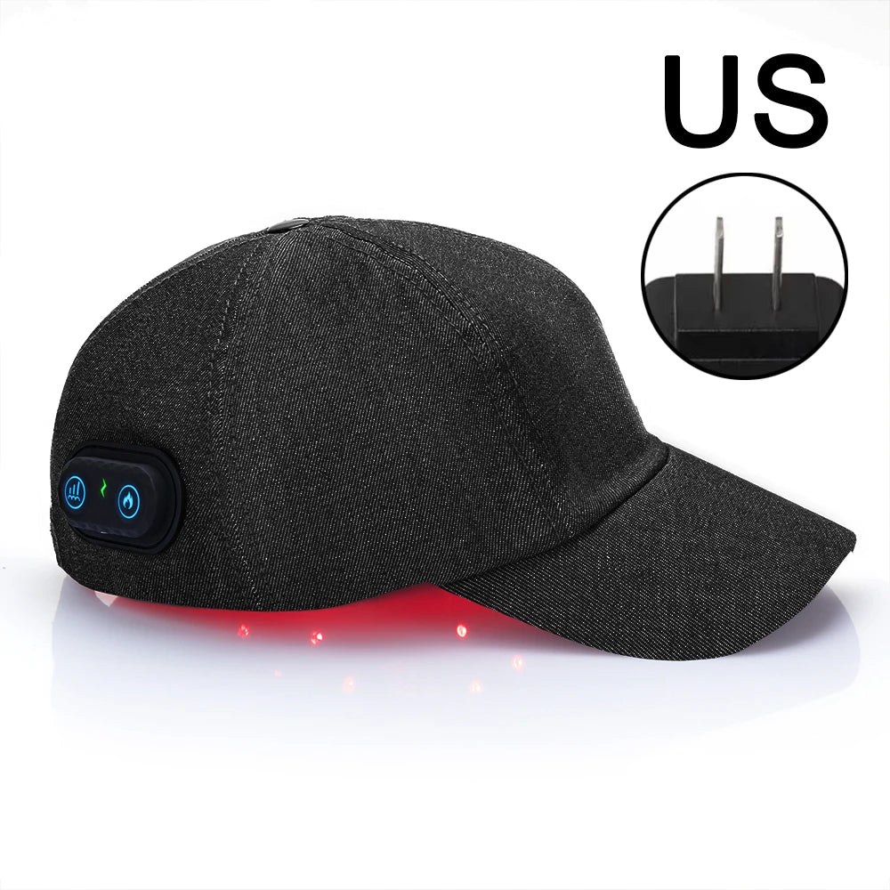 New Infrared LEDs 660nm&850nm Red Light Therapy Hair Growth Cap For Hair Regrowth Anti Hair Loss Relax Scalp Anti-inflammatory Quick Pick Grocers