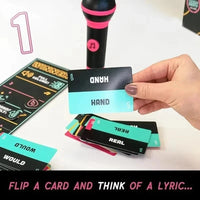 Lucky Egg Official Grab The Mic Family Karaoke Board Game 2-10 Players Game For Hilarious Game Nights Birthday Party Kids Gift Econic Blanks