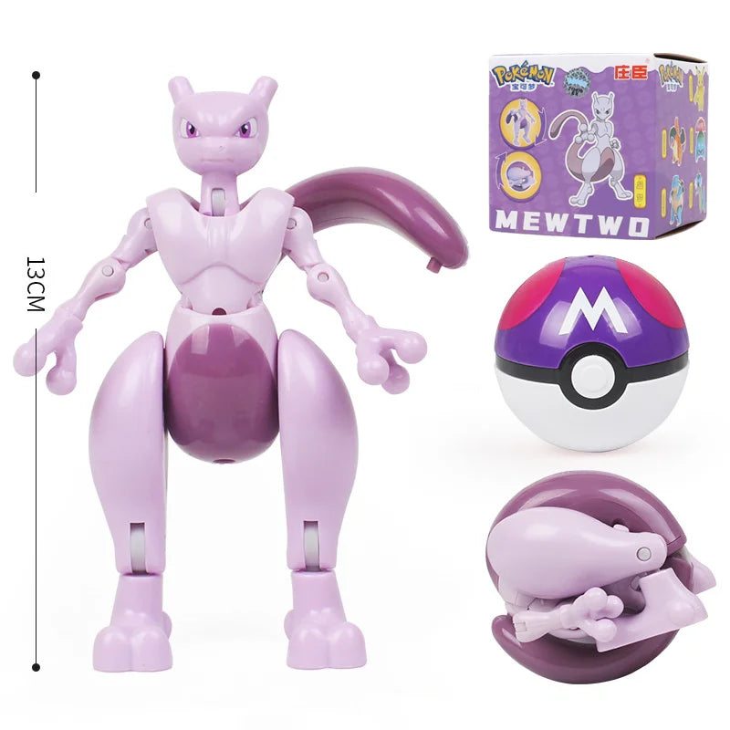 Pokemon Figures Toys Pocket Monsters Ball Model Pikachu Gengar Pokeball Dragonite Snorlax Pokeball Action Figures Toy Quick Pick Grocers
