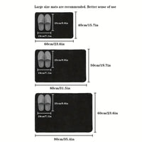 3D Non Slip Bathroom Mat Bath Mats Absorbent Doormat Carpet Cobblestone Embossed Door Floor Mats Machine Washable Quick Drying Quick Pick Grocers