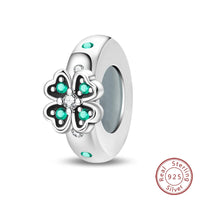 100% 925 Sterling Silver Rainbow Zircon Colorful Butterfly Dragon Shaped Silicone Stopper Charms Beads Fit DIY Bracelets Jewelry Econic Blanks