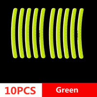 Car Wheel Hub Reflective Stripes Door Handle Safety Warning Sticker Car Rear Warning Tape Automobile Sticker Exterior Accessorie
