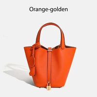 MENDY Women Bags Handbags Bucket Bag Real Leathe Fashion Tote Bag Genuine Leather Luxury Desginer Big Size Large Lady Hand Bags Quick Pick Grocers