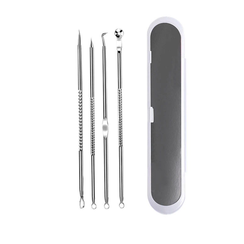 Acne Blackhead Removal Needles Stainless Steel Black Spot Blemish Pimple Removal Needle Deep Cleansing Tool Face Skin Care Kit Quick Pick Grocers