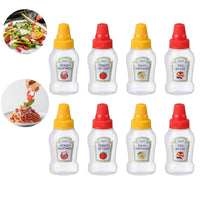 25ml Mini Condiment Bottle Camping Squeeze Bottles for Cookware Bbq Ketchup Oil Cruet Soy Sauce Kitchen Essentials Salads Tools Quick Pick Grocers