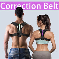 Adjustable Back Shoulder Posture Corrector Belt Clavicle Spine Support Reshape Your Body Home Office Sport Upper Back Neck Brace Econic Blanks
