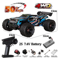 9522PRO 85KM/H High-speed RC Car Brushless Four-wheel Drive Off-road Drift 1:16 Professional Racing Car 9522 50KM/H Boy's Toy Econic Blanks