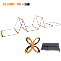 Dual-Purpose Soccer Training Jump Ladder Multifunctional Agility Ladder Speed Training Coordination Footwork Football Equipment Quick Pick Grocers